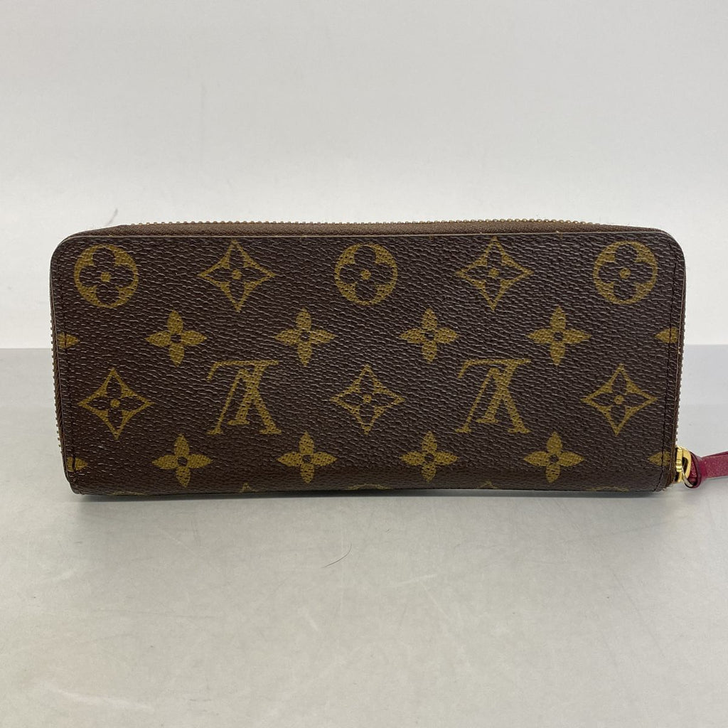 Louis Vuitton Wallet Monogram Portefeuille Clemence Fuchsia — view 8