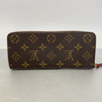 Louis Vuitton Wallet Monogram Portefeuille Clemence Fuchsia — view 8