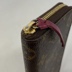 Louis Vuitton Wallet Monogram Portefeuille Clemence Fuchsia — view 7