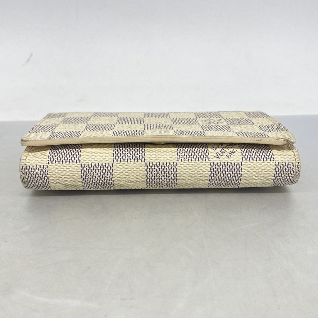 Louis Vuitton Wallet Damier Azur Portefeuille Tresor White — view 2