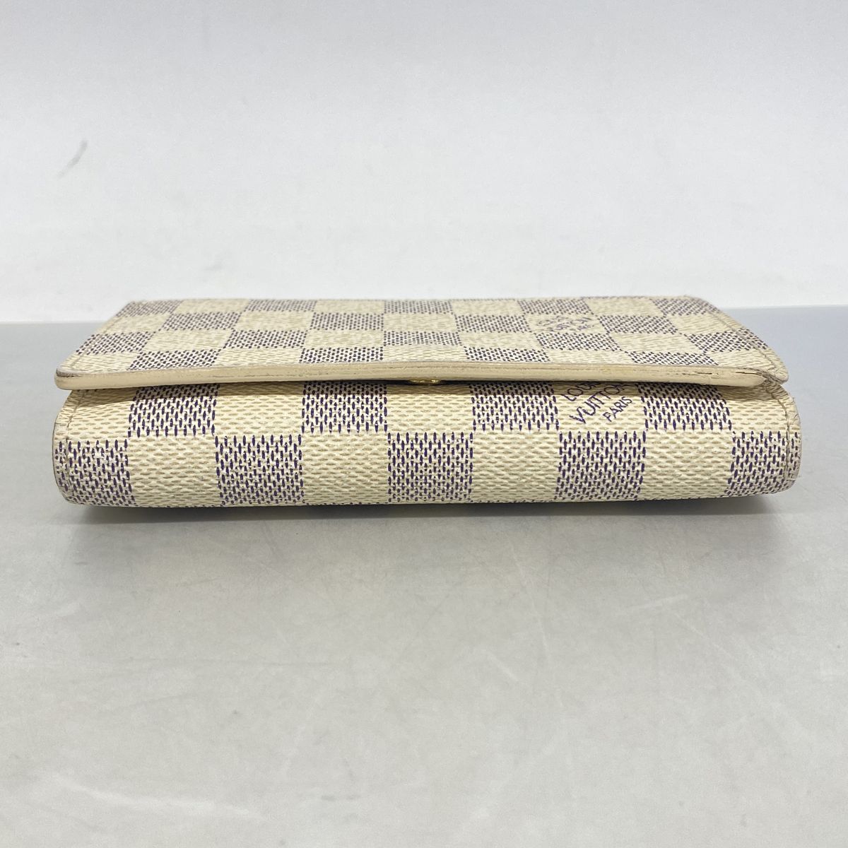 Louis Vuitton Wallet Damier Azur Portefeuille Tresor White — view 2