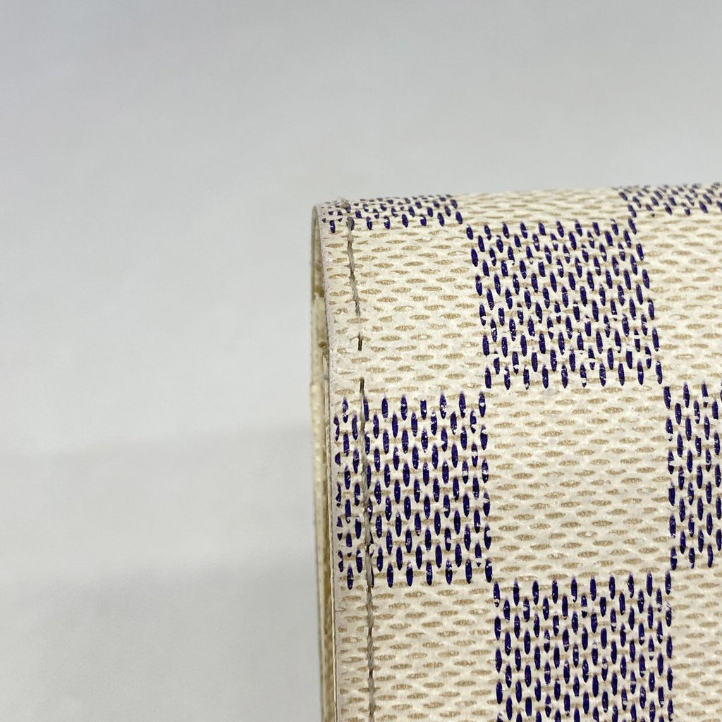Louis Vuitton Wallet Damier Azur Portefeuille Tresor White — view 8