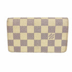 Louis Vuitton Wallet Damier Azur Portefeuille Tresor White