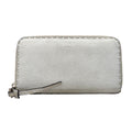 Fendi Wallet Selleria Leather Silver