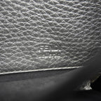 Fendi Wallet Selleria Leather Silver — view 4