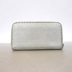 Fendi Wallet Selleria Leather Silver — view 8