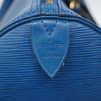 Louis Vuitton Boston Bag Epi Keepall 55 Toledo Blue — view 5