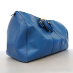 Louis Vuitton Boston Bag Epi Keepall 55 Toledo Blue — view 2