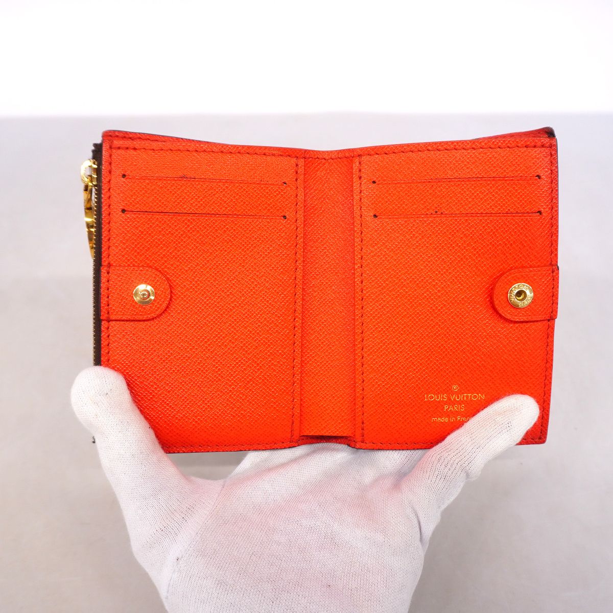 Louis Vuitton Wallet Monogram Portefeuille Lisa Tonic Orange — view 3
