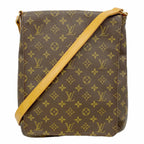 Louis Vuitton Shoulder Bag Monogram Musette Brown