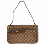 Louis Vuitton Shoulder Bag Damier Aubagne Ebene