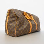 Louis Vuitton Boston Bag Monogram Keepall Bandouliere 50 Brown — view 2