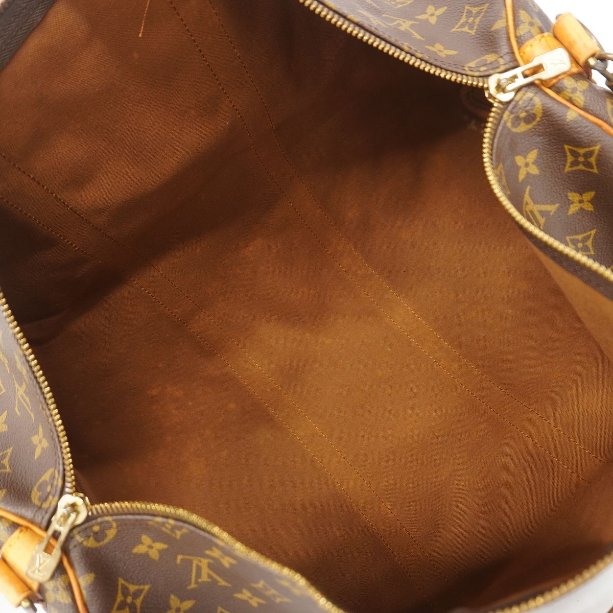 Louis Vuitton Boston Bag Monogram Keepall Bandouliere 50 Brown — view 4