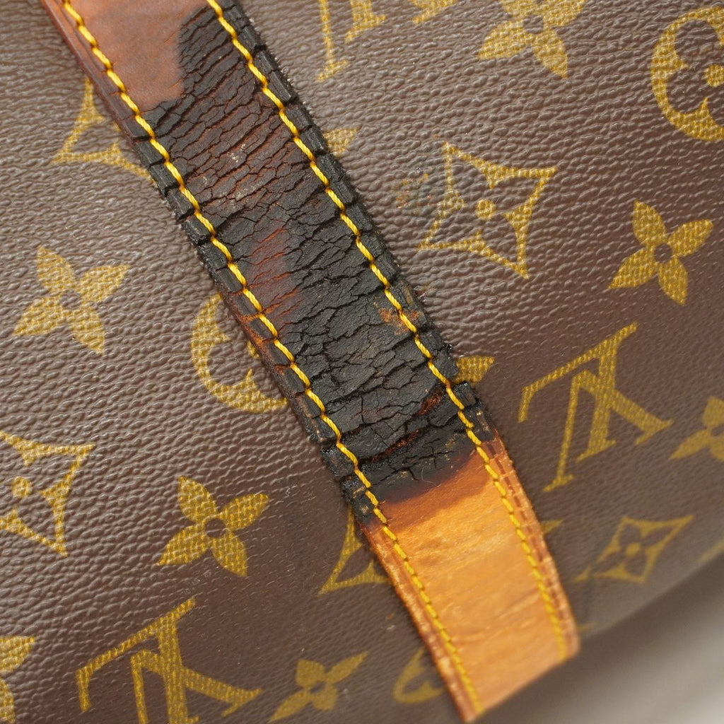 Louis Vuitton Boston Bag Monogram Keepall Bandouliere 50 Brown — view 6