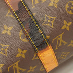 Louis Vuitton Boston Bag Monogram Keepall Bandouliere 50 Brown — view 6