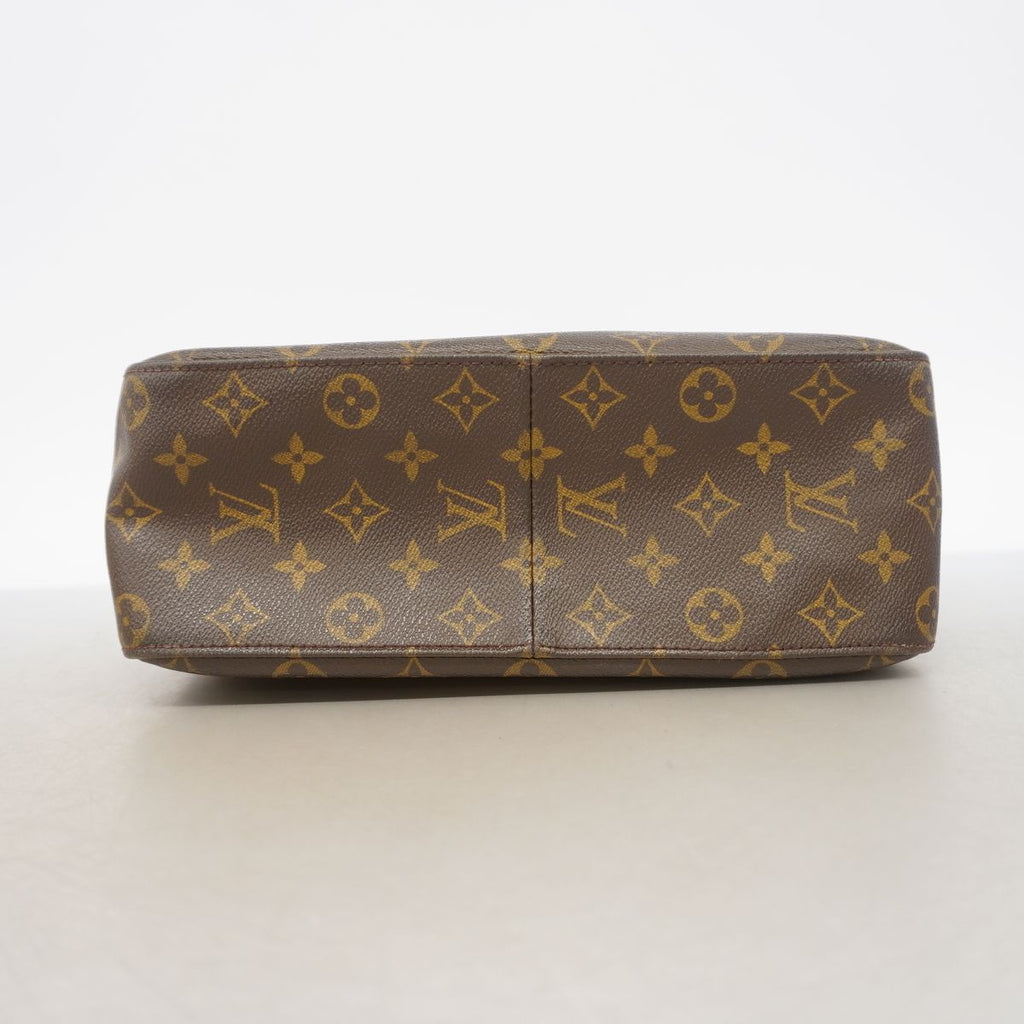 Louis Vuitton Shoulder Bag Monogram Looping GM Brown — view 3