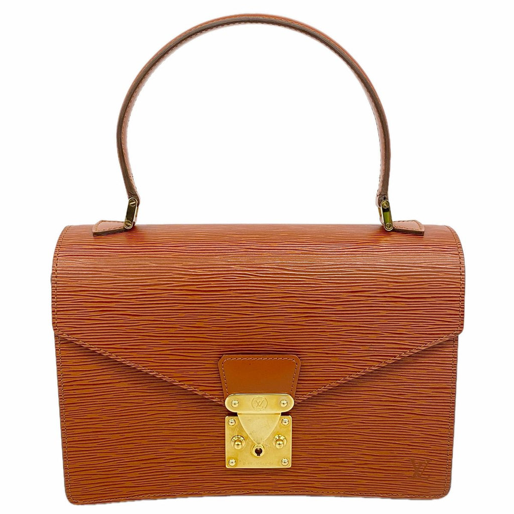 Louis Vuitton Handbag Epi Concorde Kenya Brown