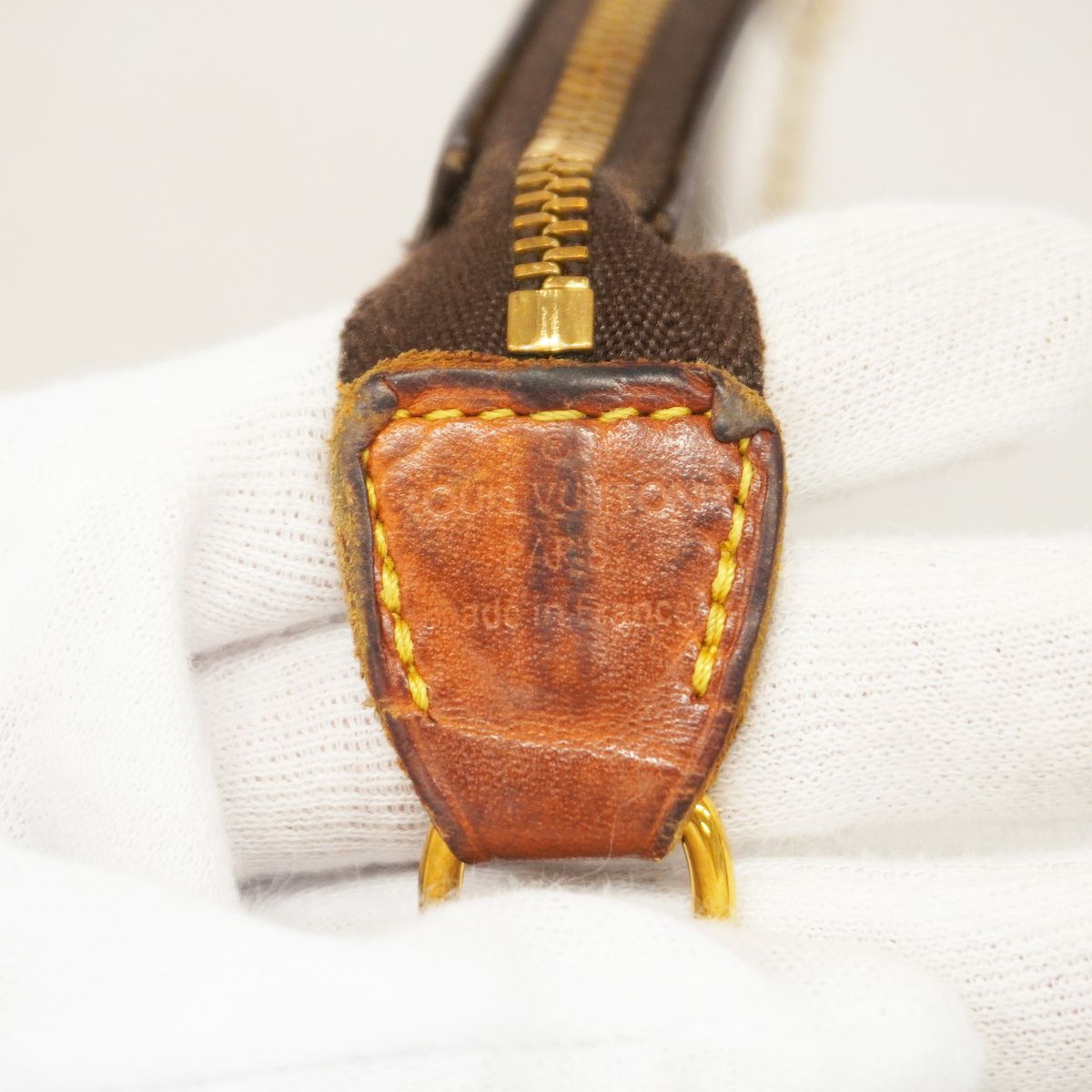 Louis Vuitton Pouch Monogram Mini Pochette Accessoires Brown — view 5