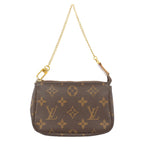 Louis Vuitton Pouch Monogram Mini Pochette Accessoires Brown