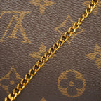Louis Vuitton Pouch Monogram Mini Pochette Accessoires Brown — view 7