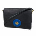 Louis Vuitton Shoulder Bag Epi Free Run Blue Noir