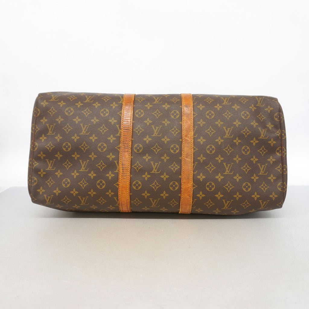 Louis Vuitton Boston Bag Monogram Keepall 55 Brown — view 3