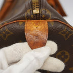 Louis Vuitton Boston Bag Monogram Keepall 55 Brown — view 5