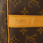 Louis Vuitton Boston Bag Monogram Keepall Bandouliere 45 Brown — view 5