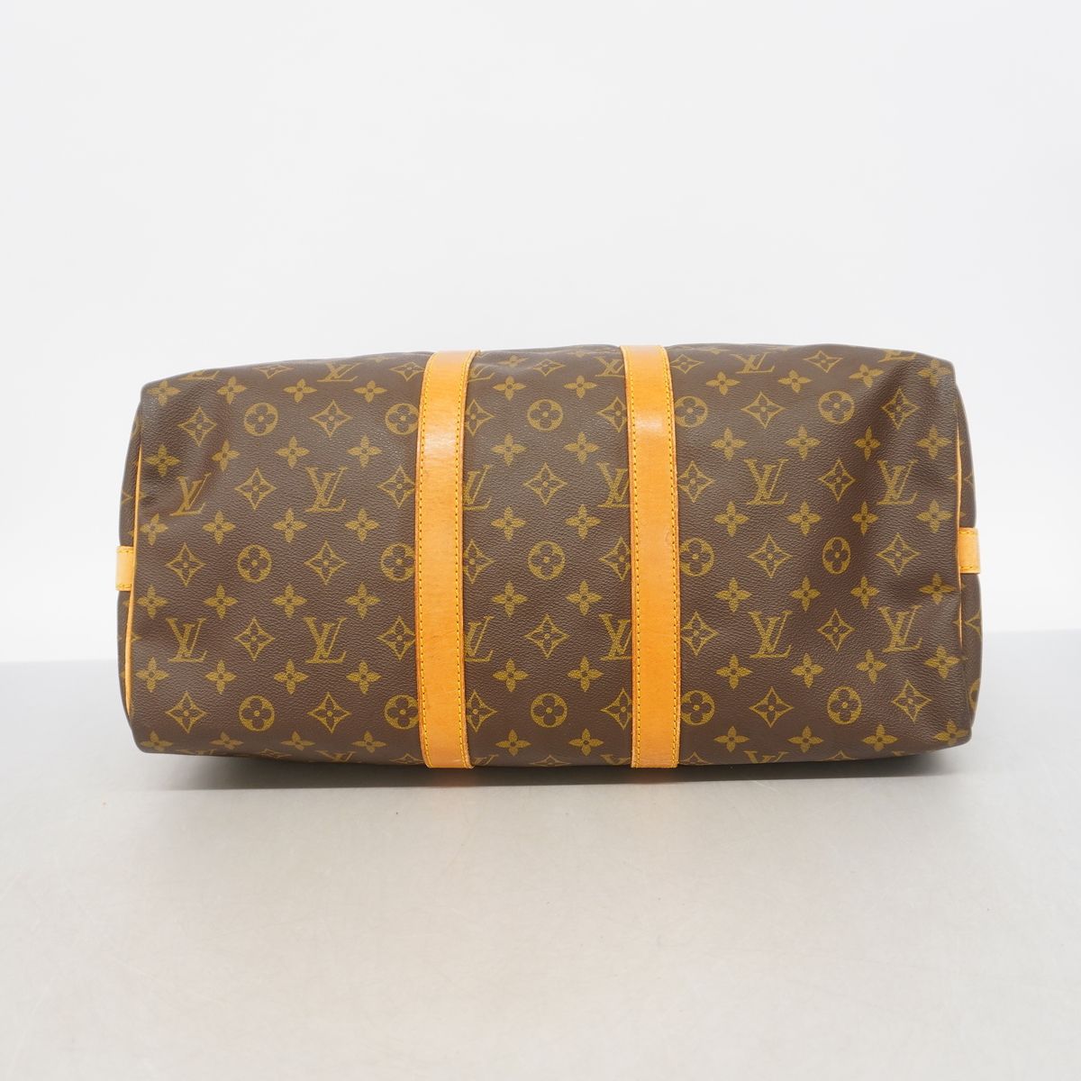 Louis Vuitton Boston Bag Monogram Keepall Bandouliere 45 Brown — view 3