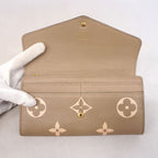 Louis Vuitton Wallet Monogram Empreinte Bicolor Portefeuille Sarah NM — view 7