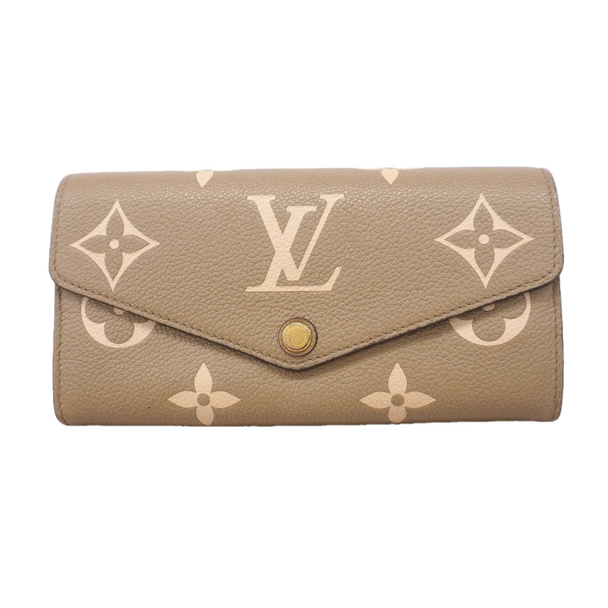 Louis Vuitton Wallet Monogram Empreinte Bicolor Portefeuille Sarah NM