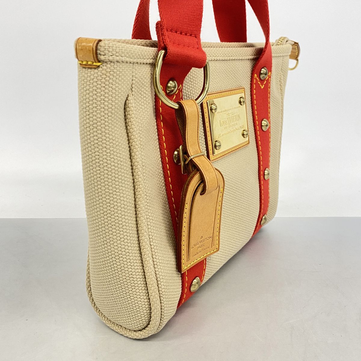 Louis Vuitton Handbag Antigua Cabas PM Beige — view 2