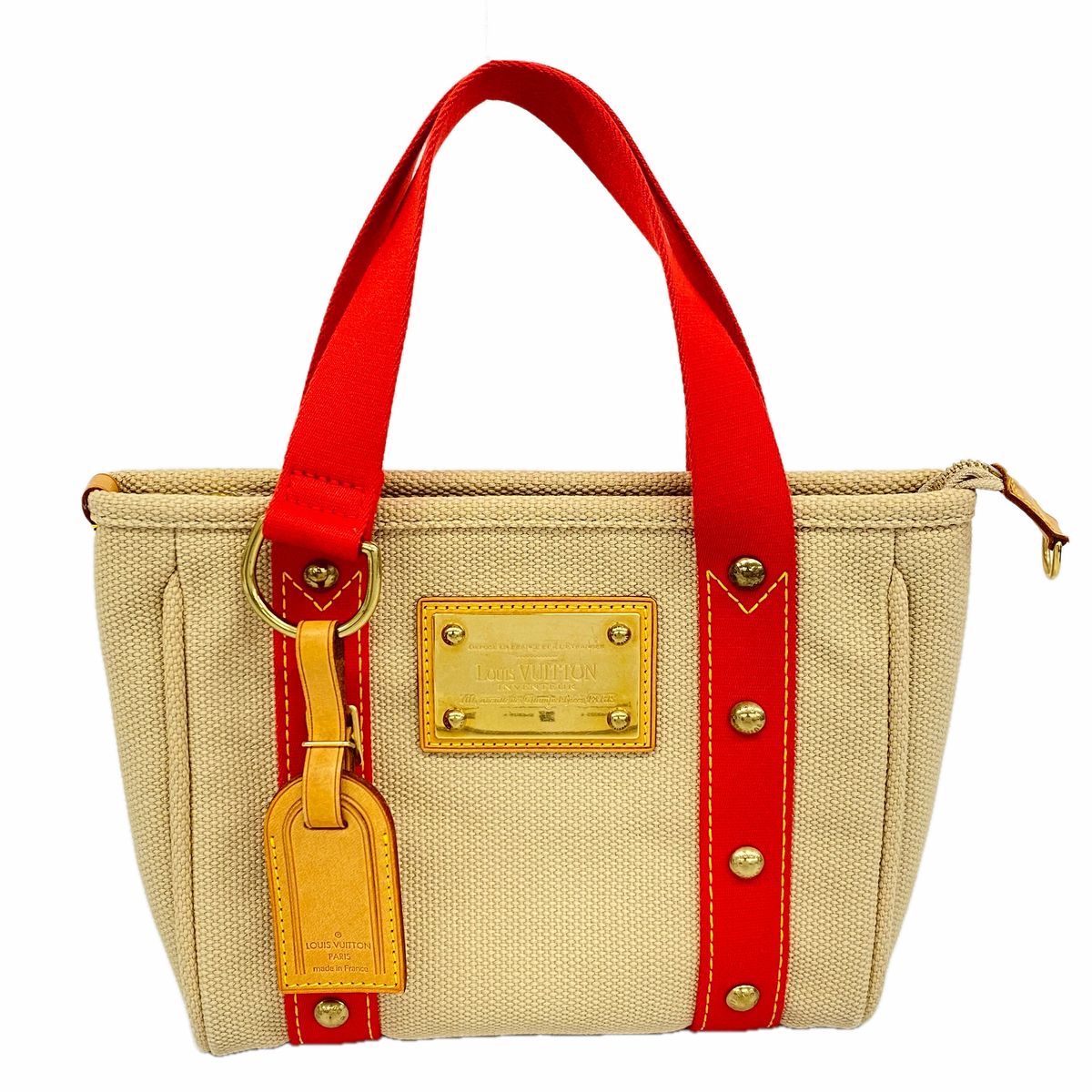 Louis Vuitton Handbag Antigua Cabas PM Beige