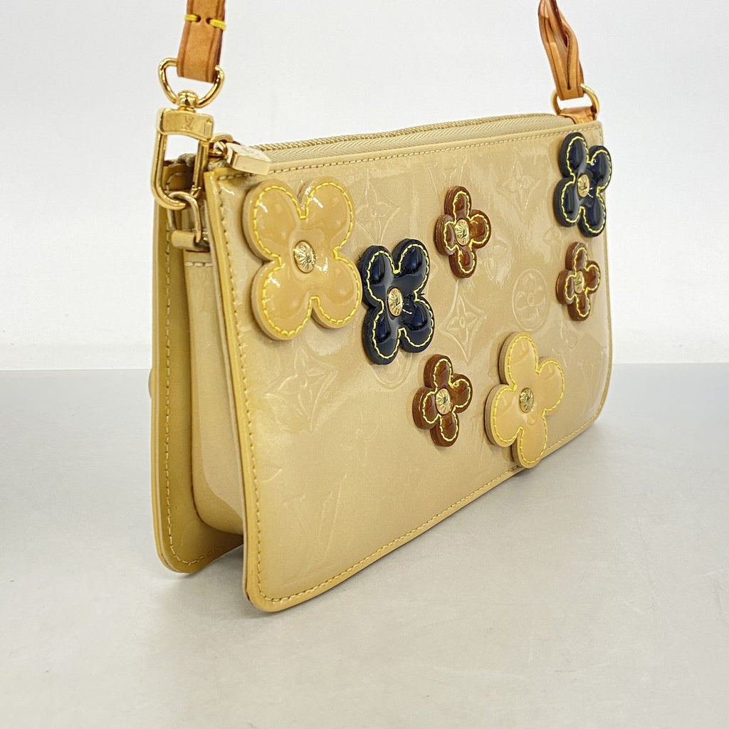 Louis Vuitton Pouch Vernis Flower Lexington Beige — view 2
