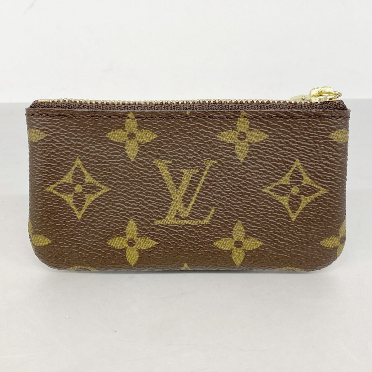 Louis Vuitton Coin Purse Monogram Pochette Cles Brown — view 5