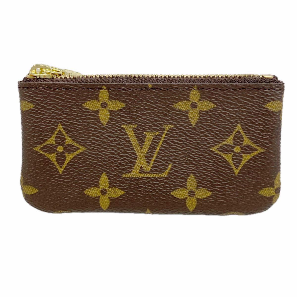 Louis Vuitton Coin Purse Monogram Pochette Cles Brown