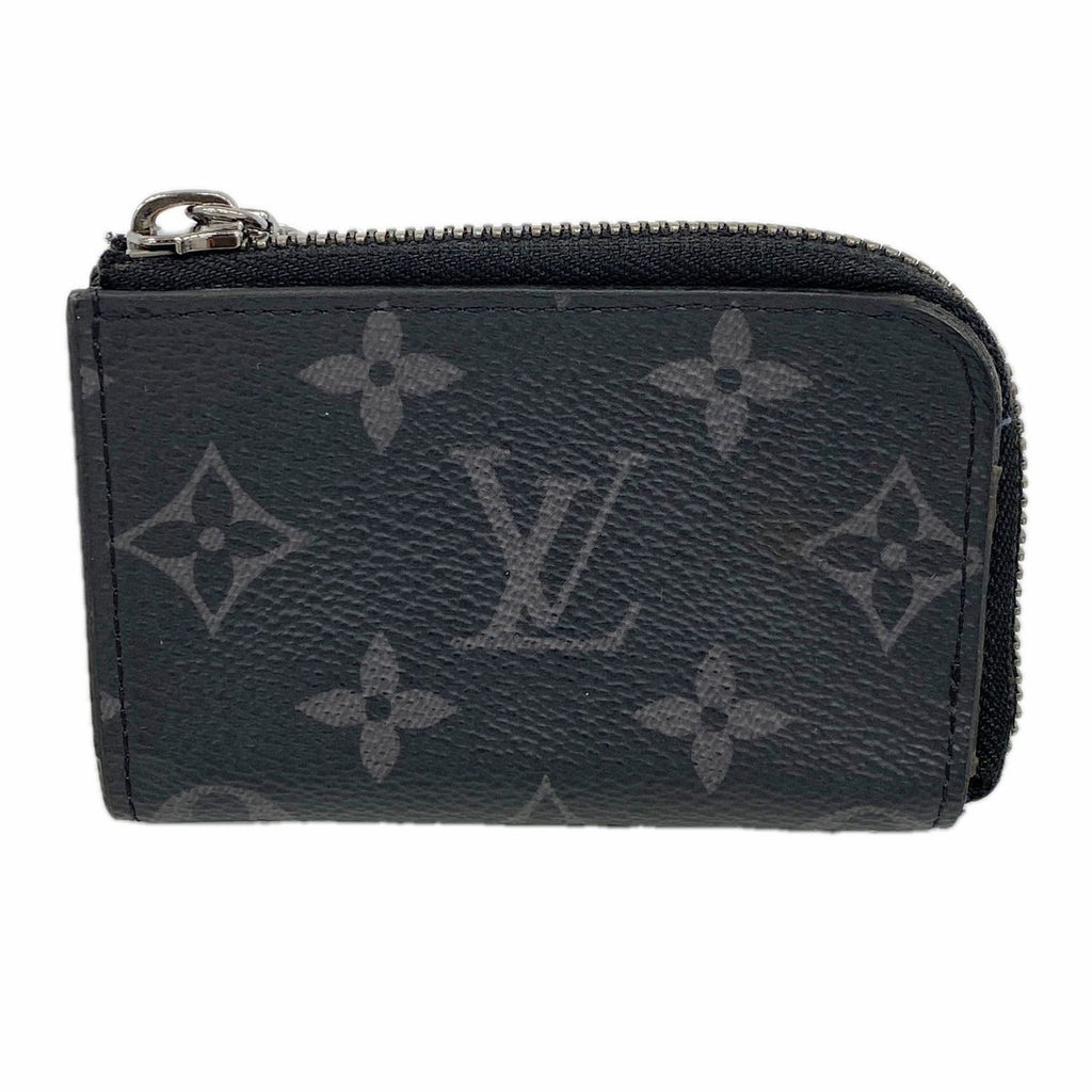 Louis Vuitton Coin Purse Monogram Eclipse Porte Monedeur Black