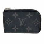 Louis Vuitton Coin Purse Monogram Eclipse Porte Monedeur Black