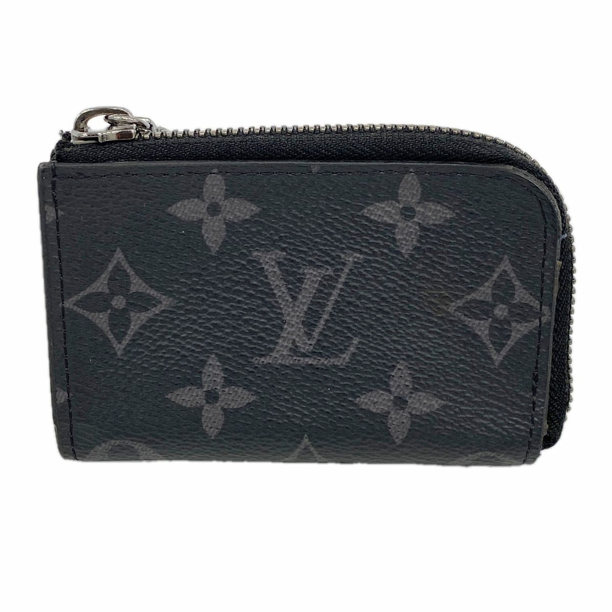 Louis Vuitton Coin Purse Monogram Eclipse Porte Monedeur Black