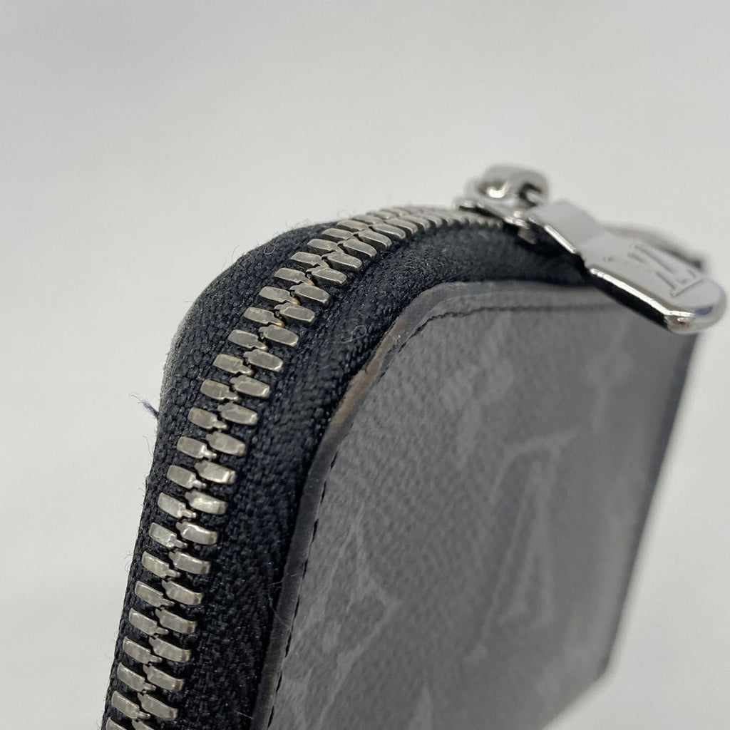 Louis Vuitton Coin Purse Monogram Eclipse Porte Monedeur Black — view 6
