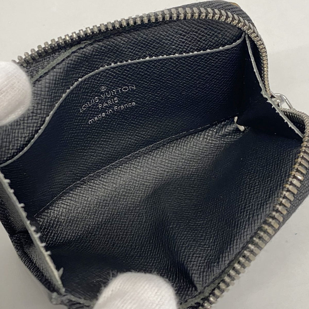 Louis Vuitton Coin Purse Monogram Eclipse Porte Monedeur Black — view 3