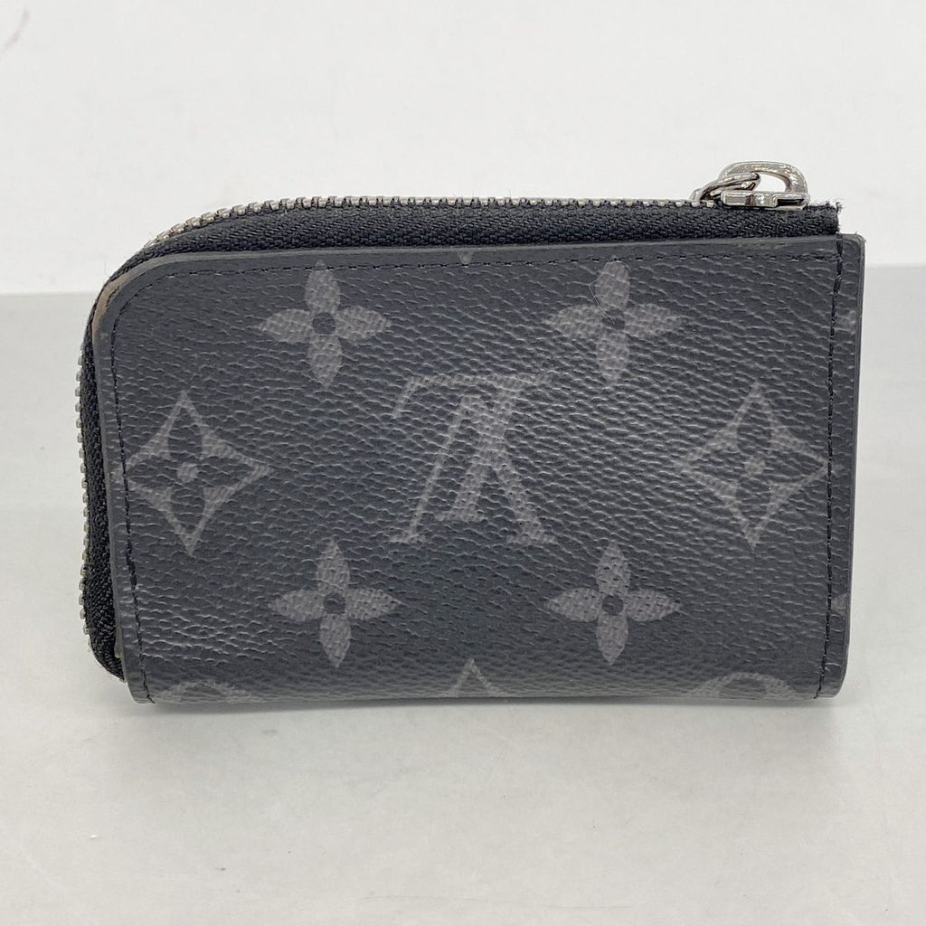 Louis Vuitton Coin Purse Monogram Eclipse Porte Monedeur Black — view 8