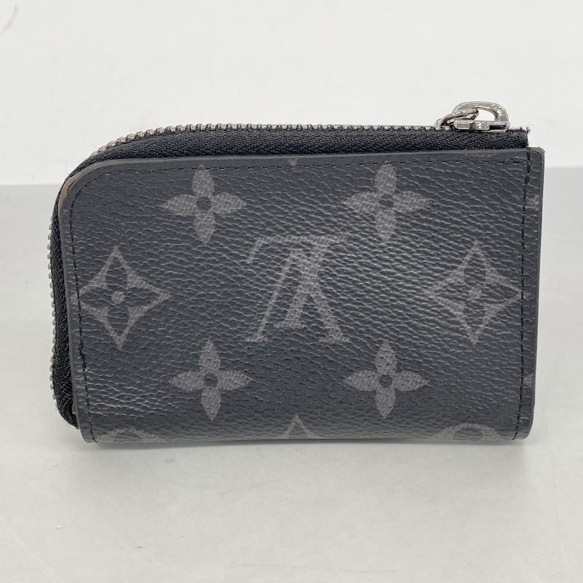 Louis Vuitton Coin Purse Monogram Eclipse Porte Monedeur Black — view 8