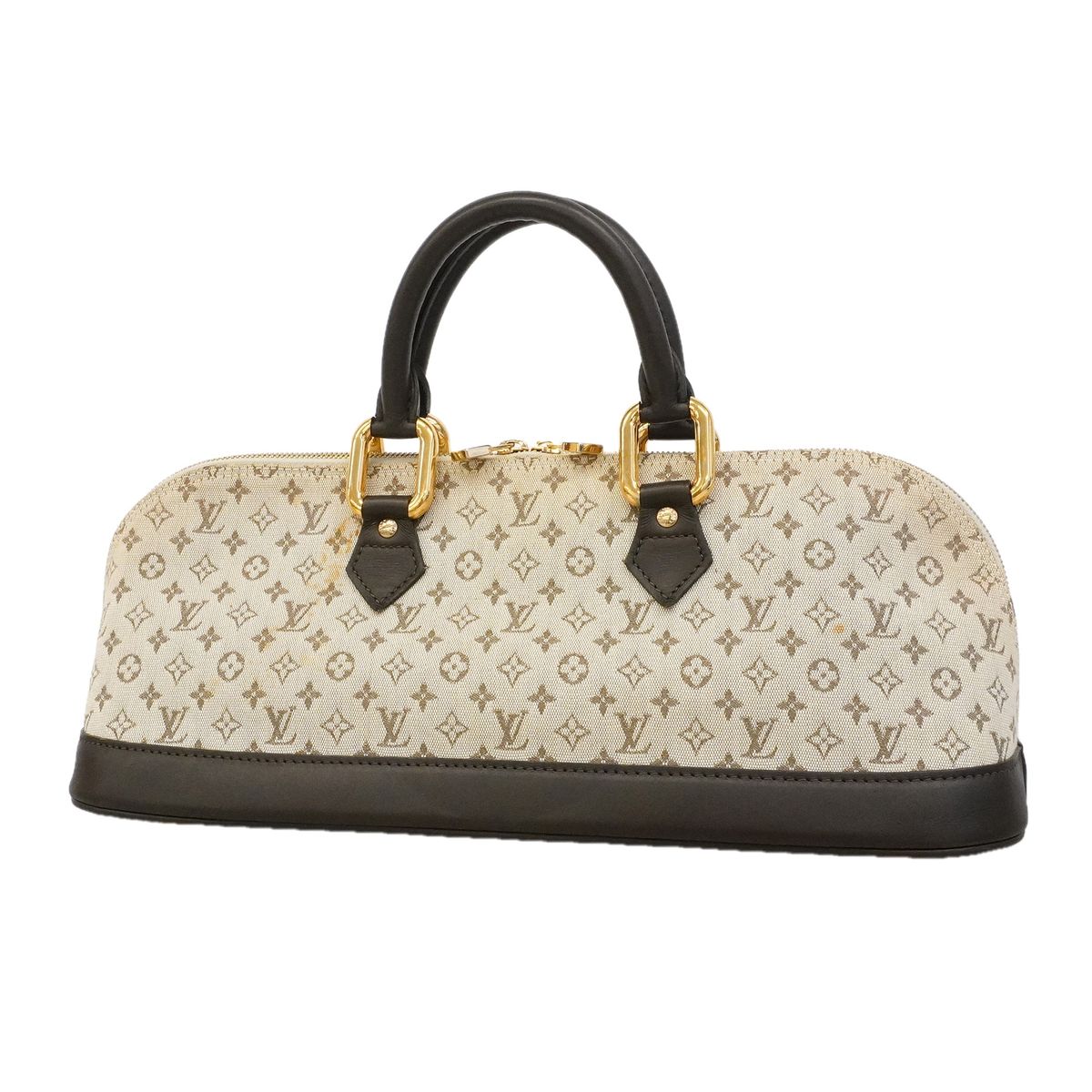 Louis Vuitton Handbag Monogram Mini Alma Long Khaki