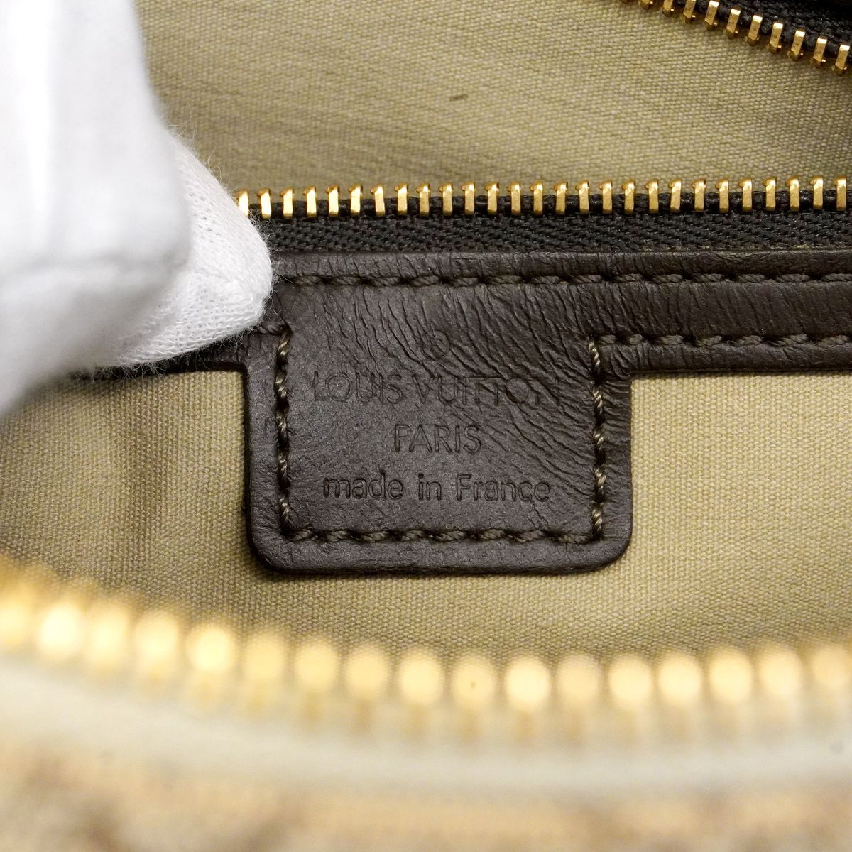 Louis Vuitton Handbag Monogram Mini Alma Long Khaki — view 4