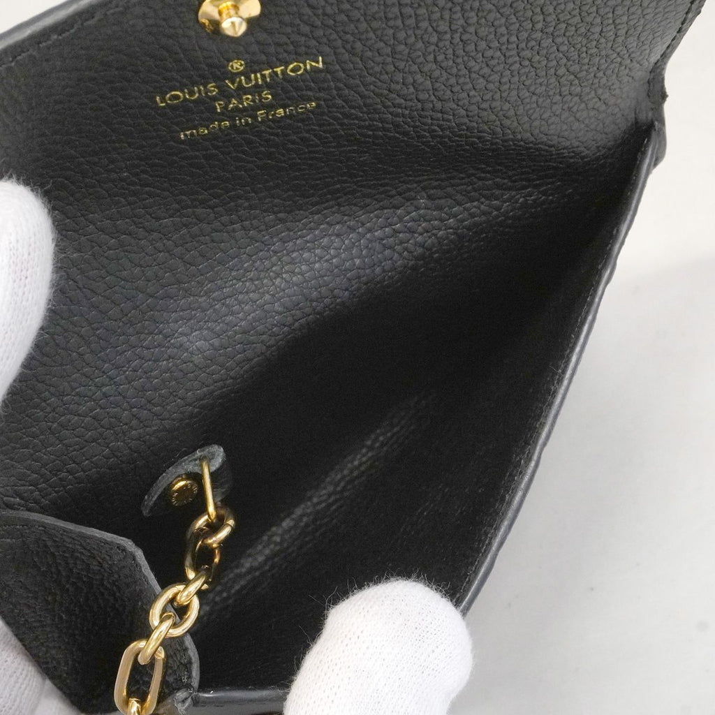 Louis Vuitton Coin Purse Monogram Empreinte Pochette Cles Noir — view 4