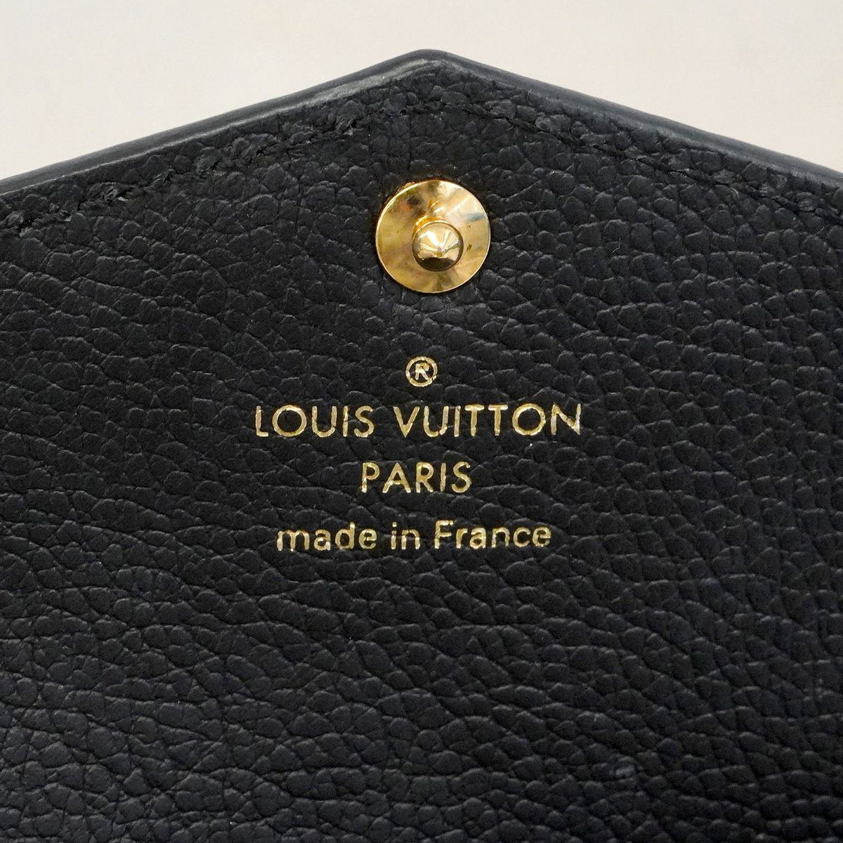 Louis Vuitton Coin Purse Monogram Empreinte Pochette Cles Noir — view 5