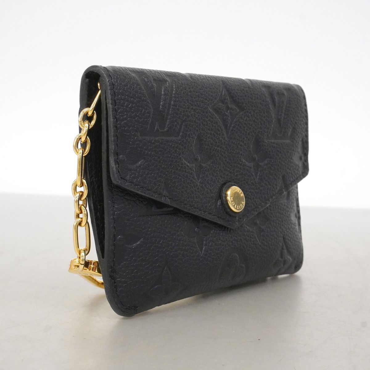 Louis Vuitton Coin Purse Monogram Empreinte Pochette Cles Noir — view 2