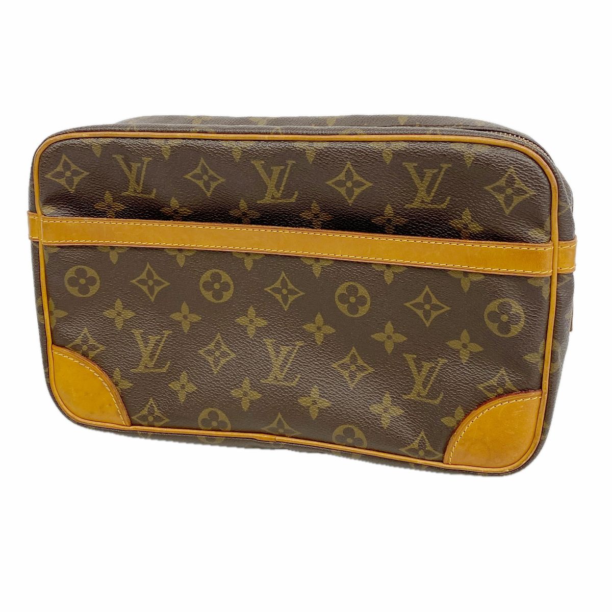 Louis Vuitton Clutch Monogram Compiegne 28 Brown