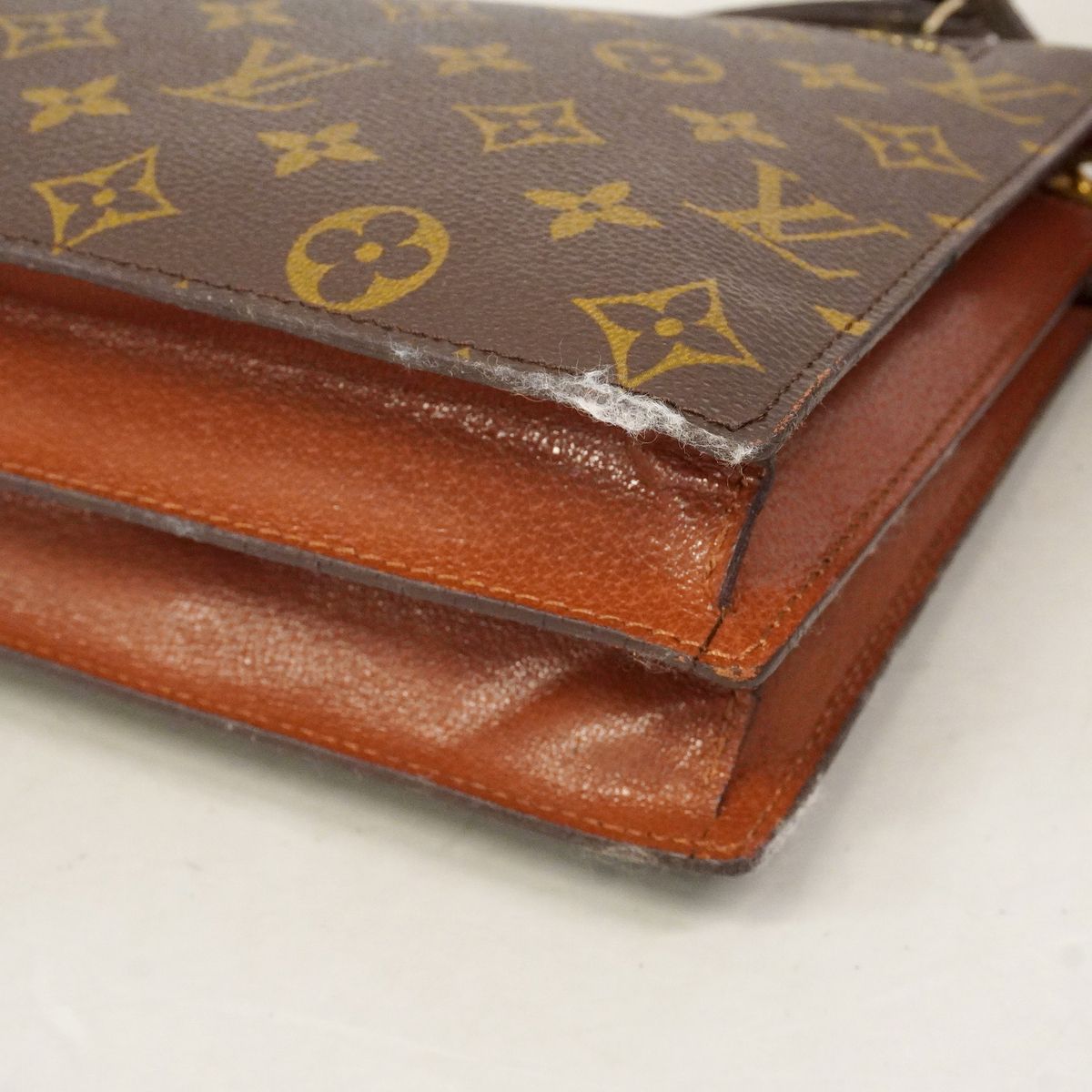 Louis Vuitton Shoulder Bag Monogram Enghien Brown — view 6
